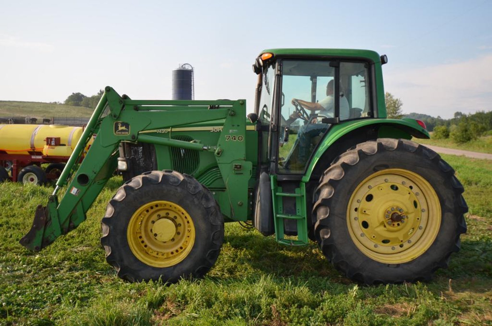 JD 9660 STS Combine & Heads, JD 4955, JD 4455, JD 7420 w/ Loader, Ford TW-35 and Farm Equipment