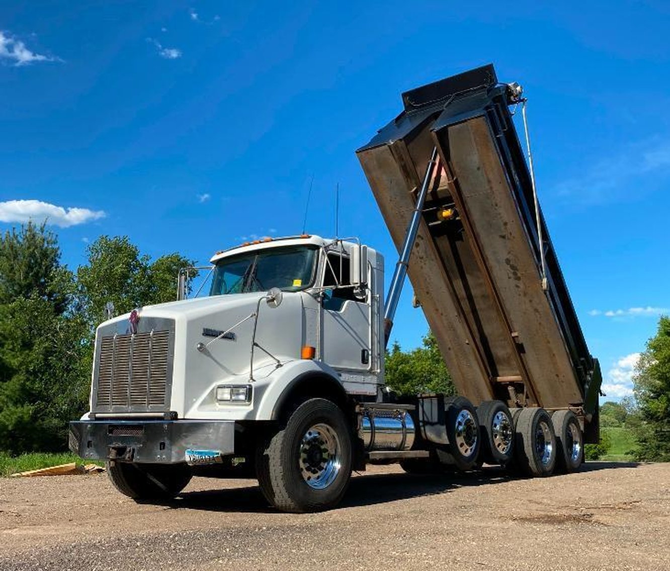 2012 Kenworth T800 Quad Axle Dump Truck