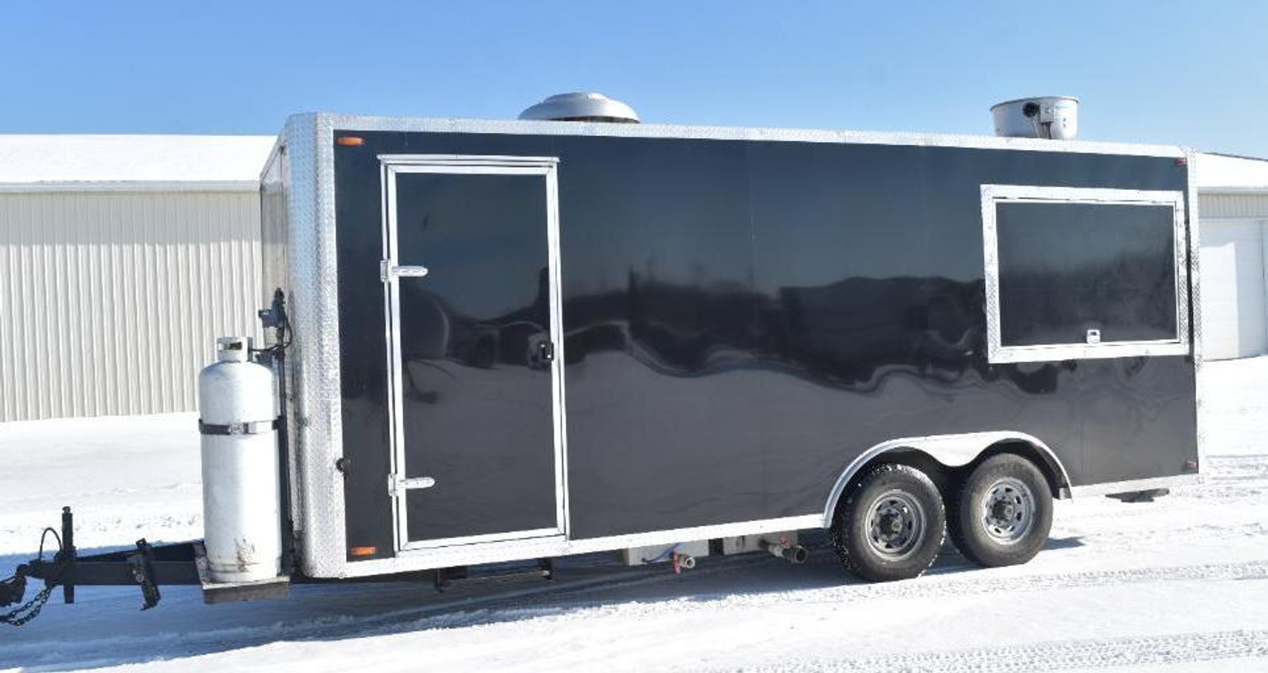 2018 20' Quality Concession Trailer Fully Equipped With Ole Hickory Smoker