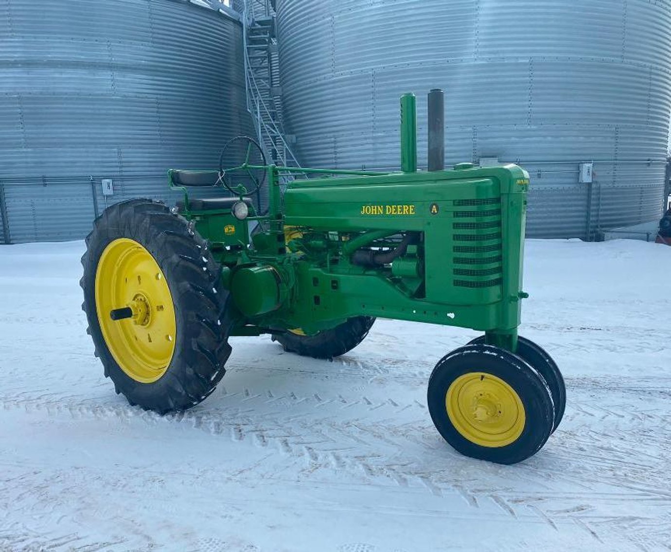 Farmall Cub Demonstrator, (2) John Deere B's and John Deere A Tractors