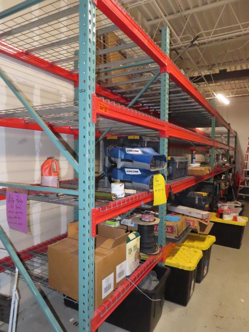 Pallet Racking, (2) ReechCraft Power Pole Systems & Construction Tools