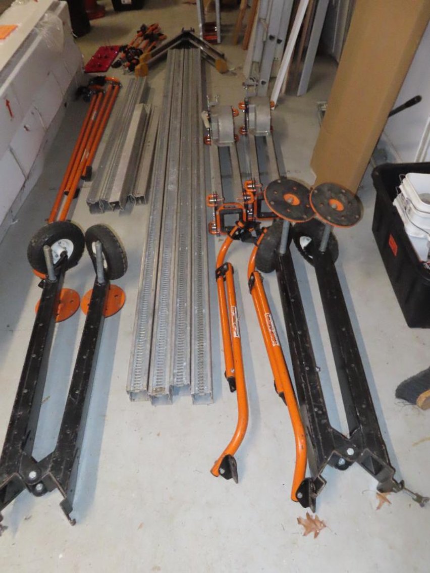 Pallet Racking, (2) ReechCraft Power Pole Systems & Construction Tools