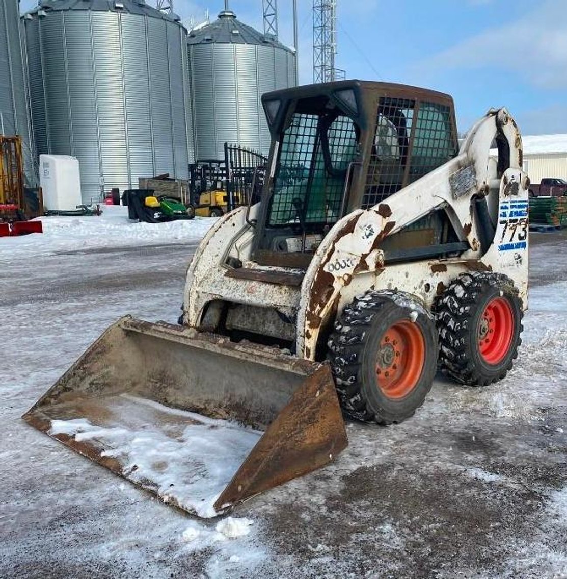 Bobcat 773 Skid Loader, Masonry Equipment & Pallet Racking