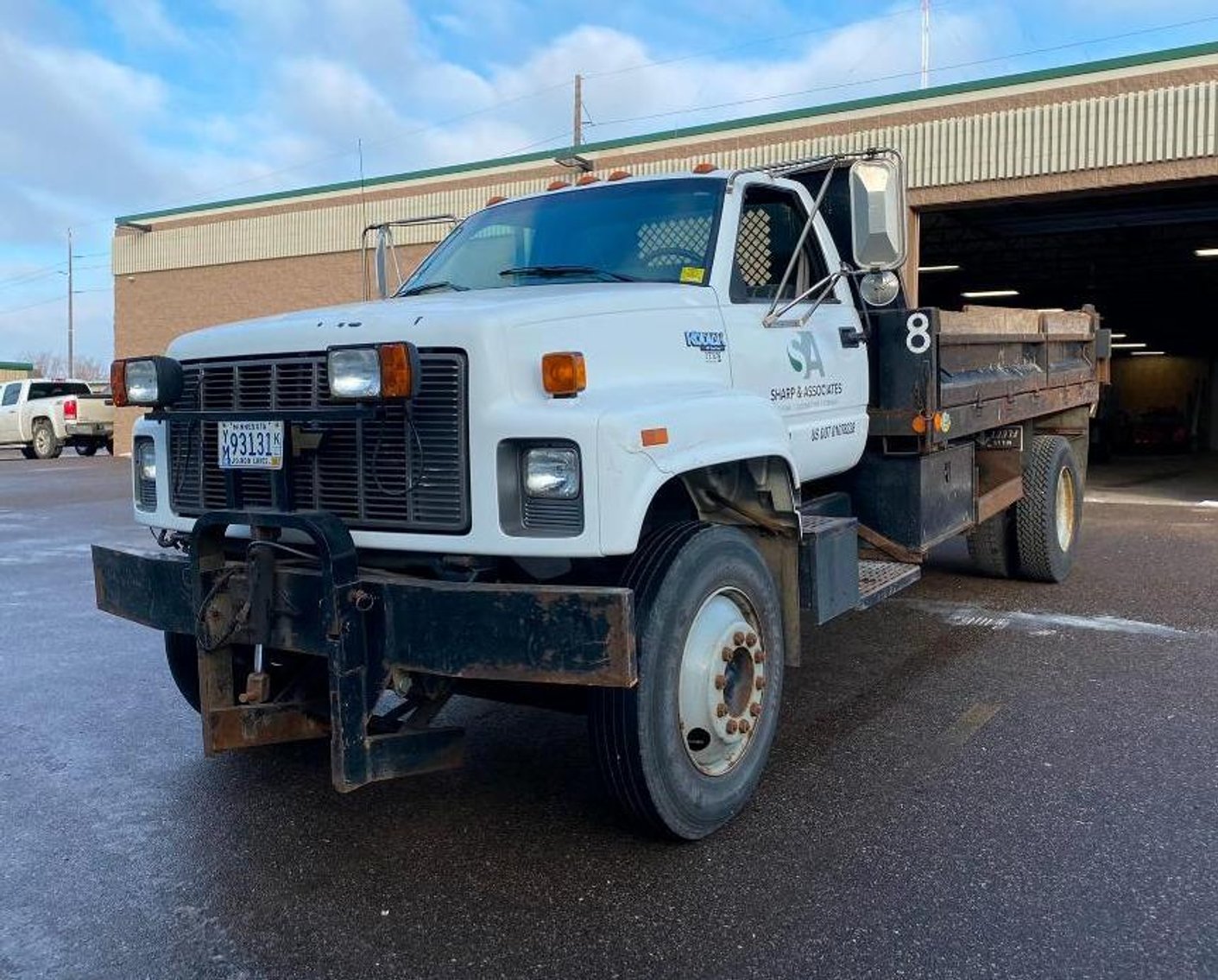 1994 Chevrolet Kodiak C70 Dump Truck With Plow