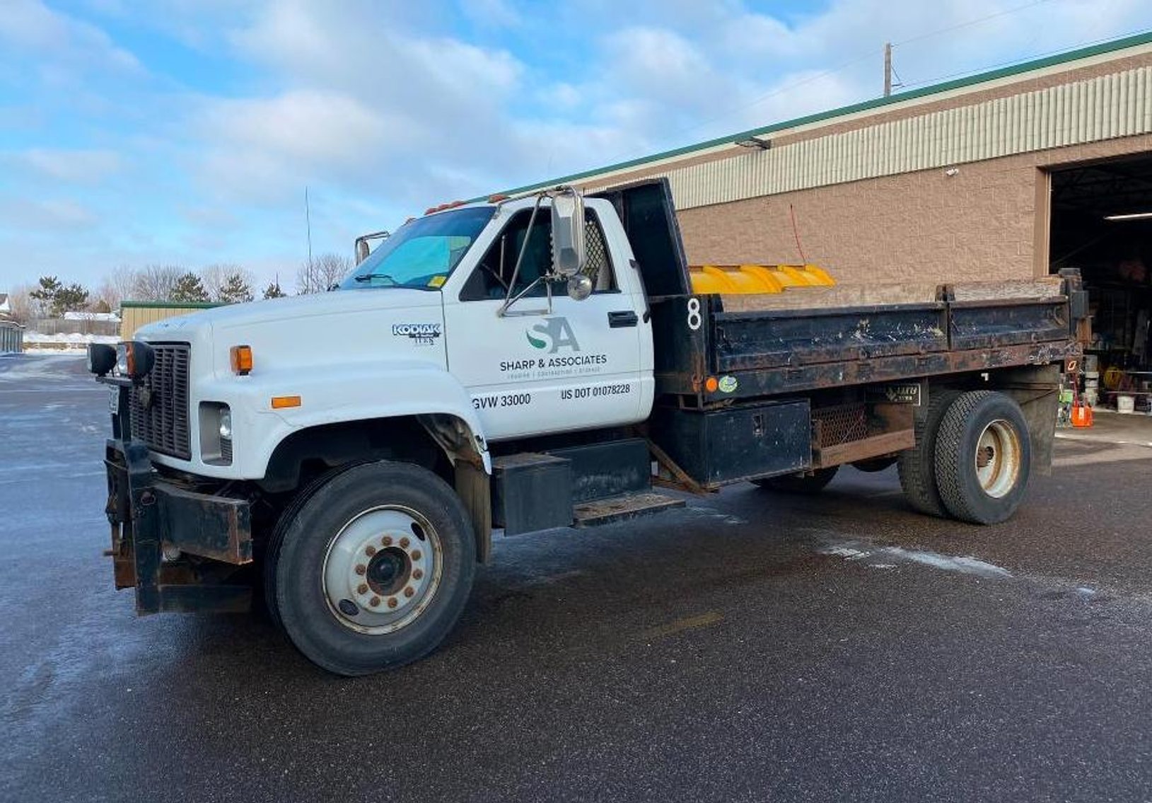 1994 Chevrolet Kodiak C70 Dump Truck With Plow