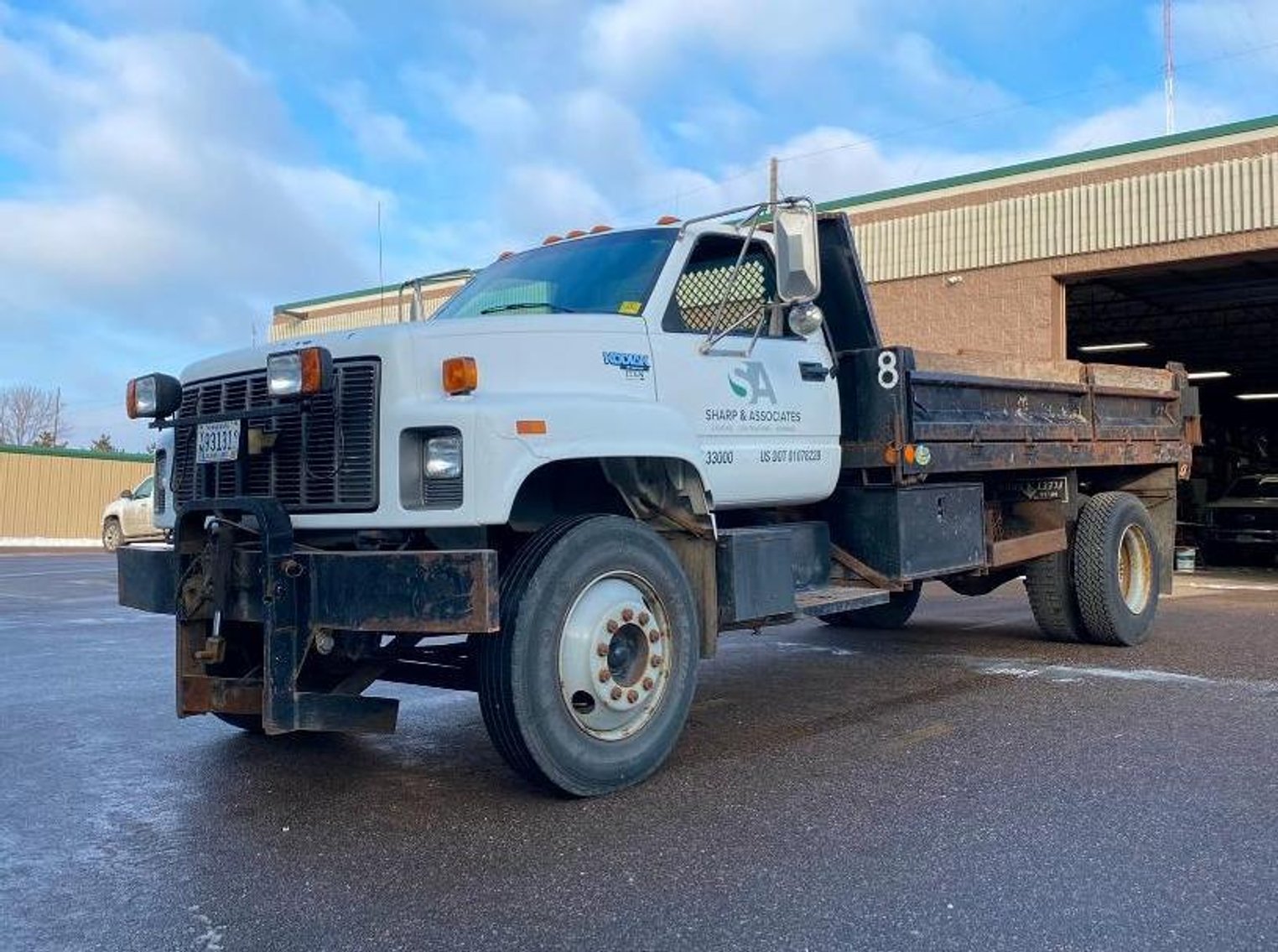 1994 Chevrolet Kodiak C70 Dump Truck With Plow