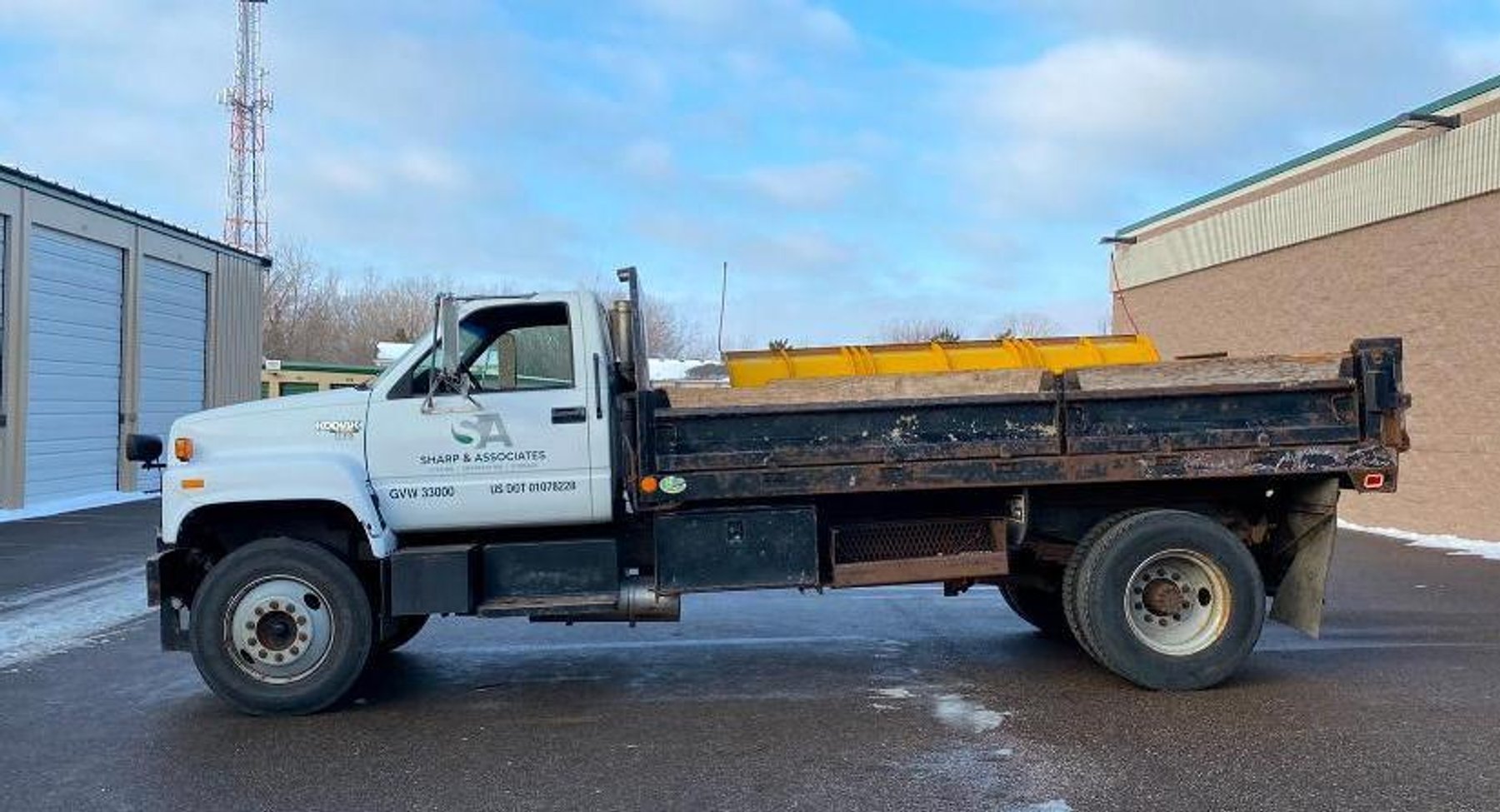 1994 Chevrolet Kodiak C70 Dump Truck With Plow