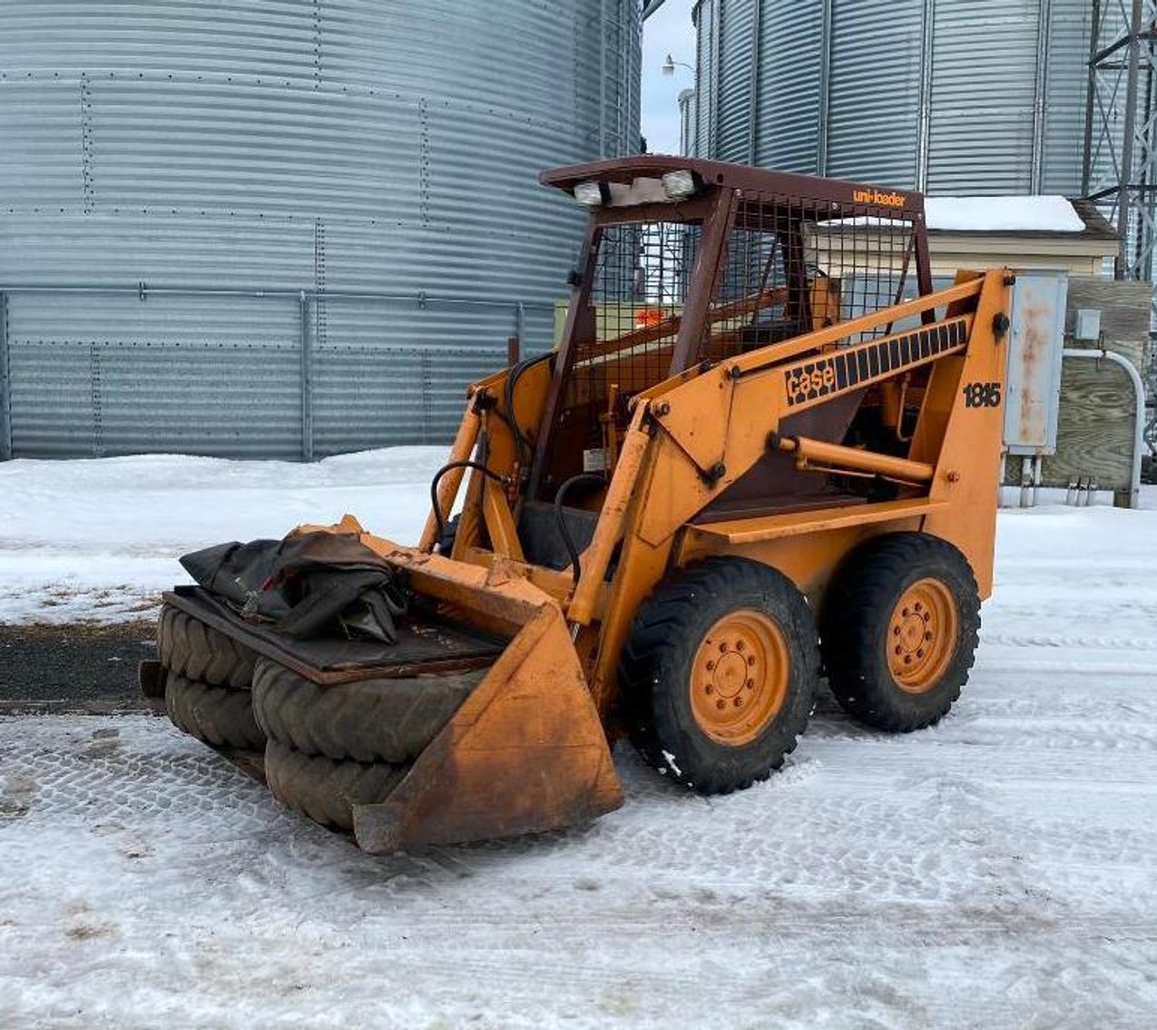 Case 1845 Skid Loader With 62