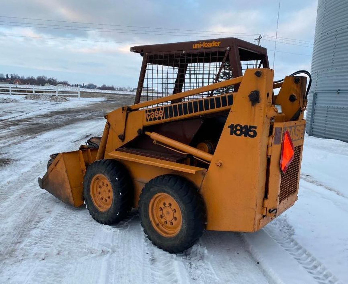 Case 1845 Skid Loader With 62