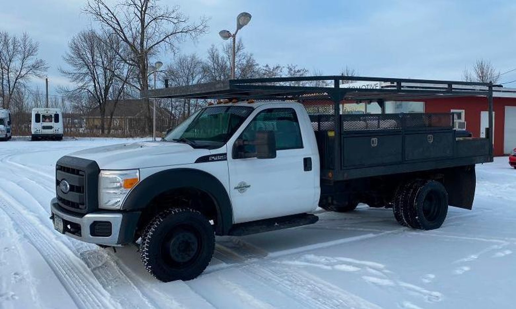 2016 & 2012 Ford F-450 Super Duty 4X4 Trucks With 12' Flatbeds