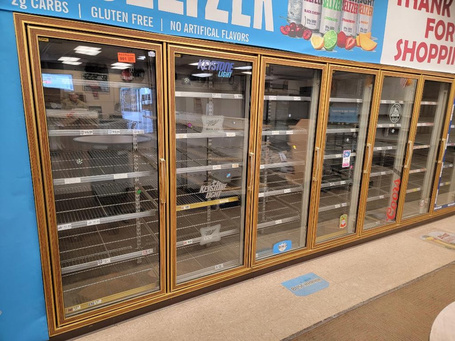 Main Liquors Closeout: Walk-In Cooler, Shelving, Coolers & Displays