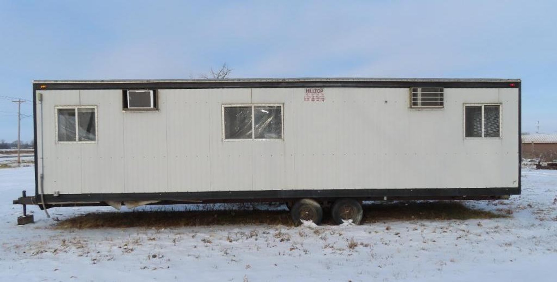 Commercial Structure 33' Job Site Trailer With Steps