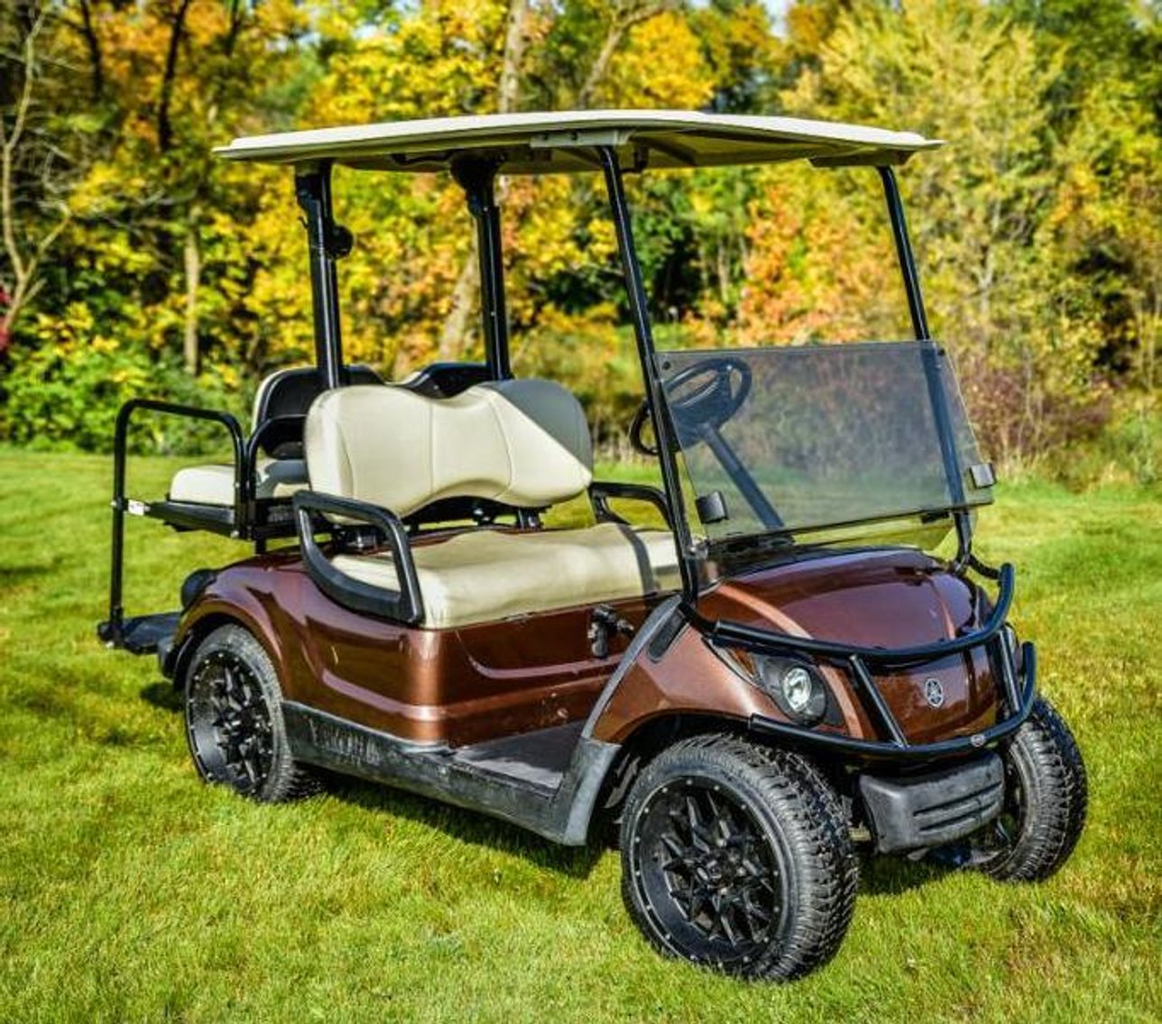 2002 E-Z-Go Customize Golf Cart, Yamaha Golf Cart, 2005 Honda CRF 450X Dirt Bike & (2) Honda 3-Wheelers