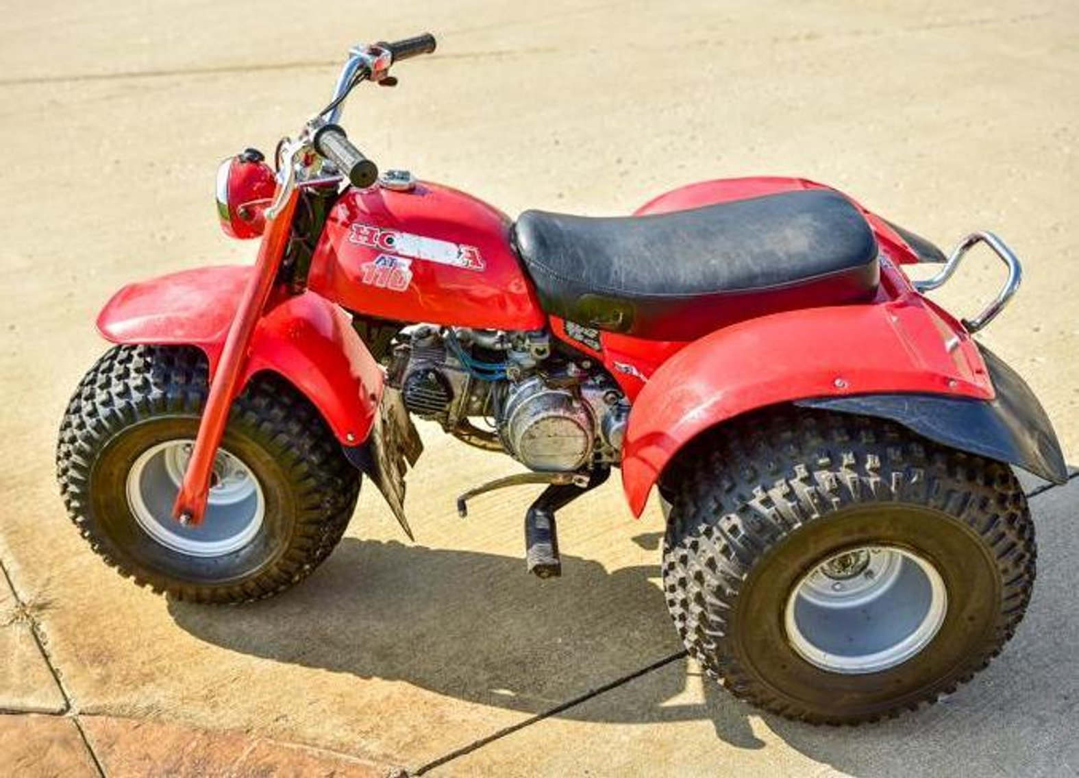 2002 E-Z-Go Customize Golf Cart, Yamaha Golf Cart, 2005 Honda CRF 450X Dirt Bike & (2) Honda 3-Wheelers