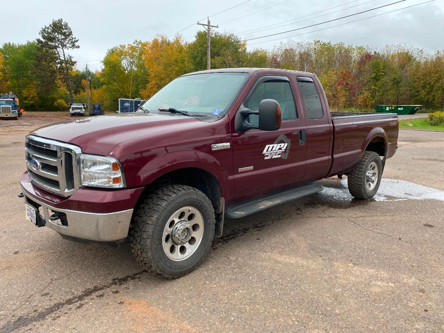 2002 Sterling Dump Truck, 2005 Ford F-350 Extended Cab 4X4, 2005 Ford F-350 With Plow, 18' Horse Trailer & Attachments