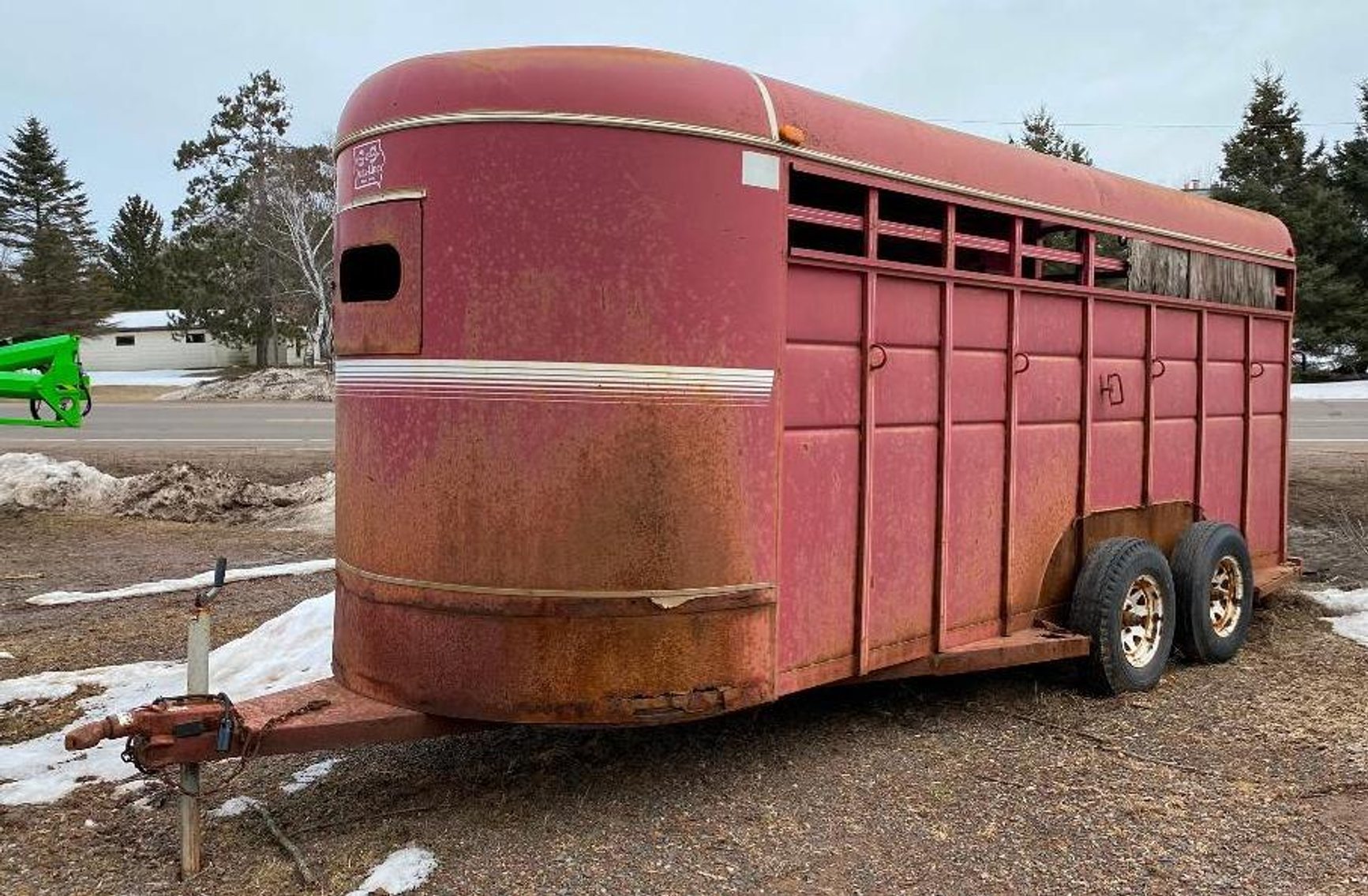 2002 Sterling Dump Truck, 2005 Ford F-350 Extended Cab 4X4, 2005 Ford F-350 With Plow, 18' Horse Trailer & Attachments