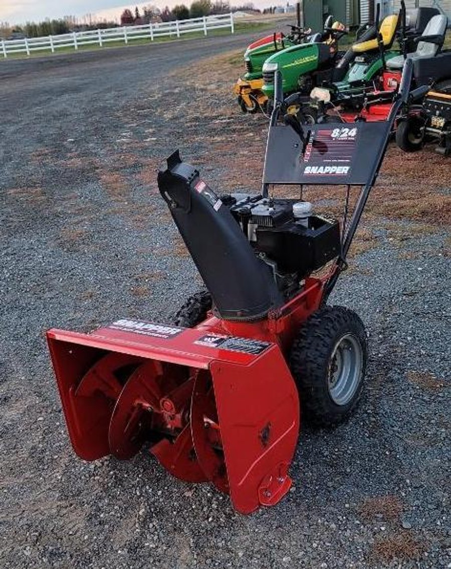 Cub Cadet Commercial Mower, (4) John Deere Garden Tractors, (2) Zero Turn and (1) Snapper Snowblower