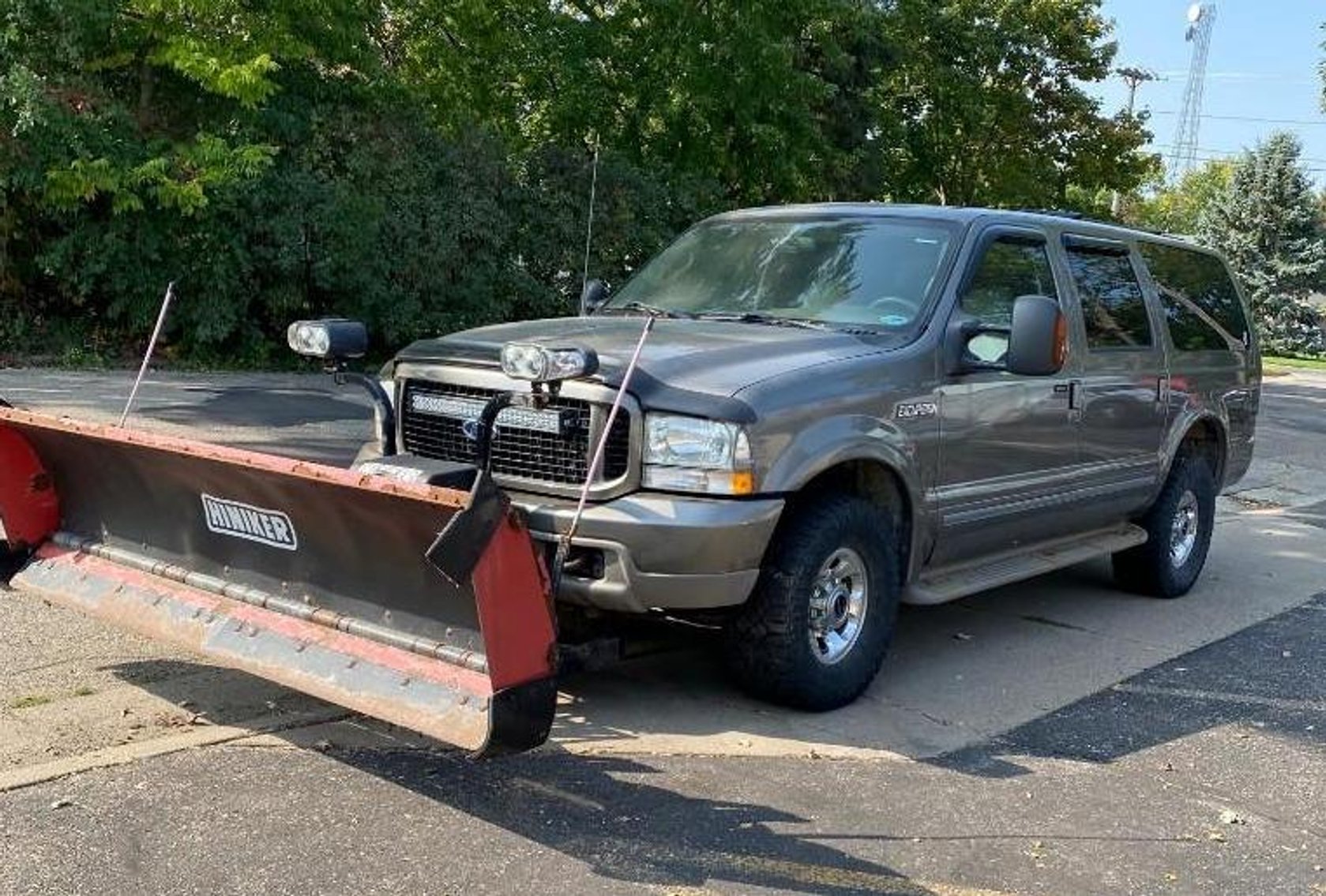 2014 Ford F-350 XLT Super Duty With Service Box, 2012 Ford F-450 Super Duty Box Truck & 2004 Ford Excursion With Plow