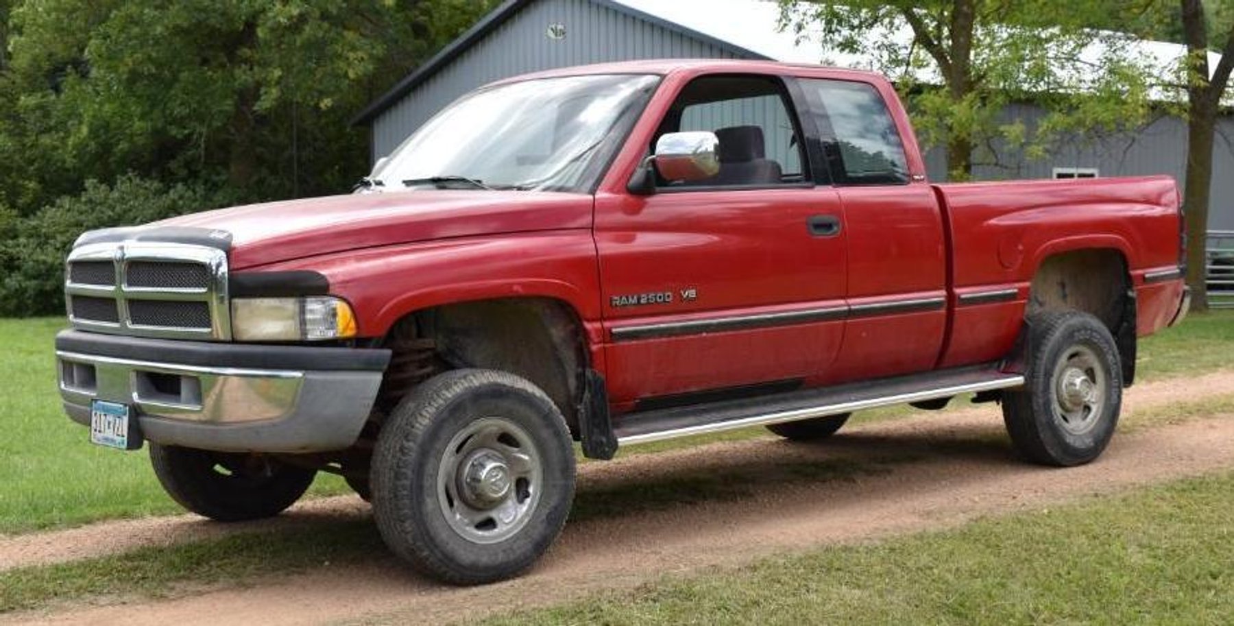 1996 Dodge Ram 2500, Dump Trailer, Lund 16' Boat, Lumber, Lawn & Garden, Shop Supplies, Household