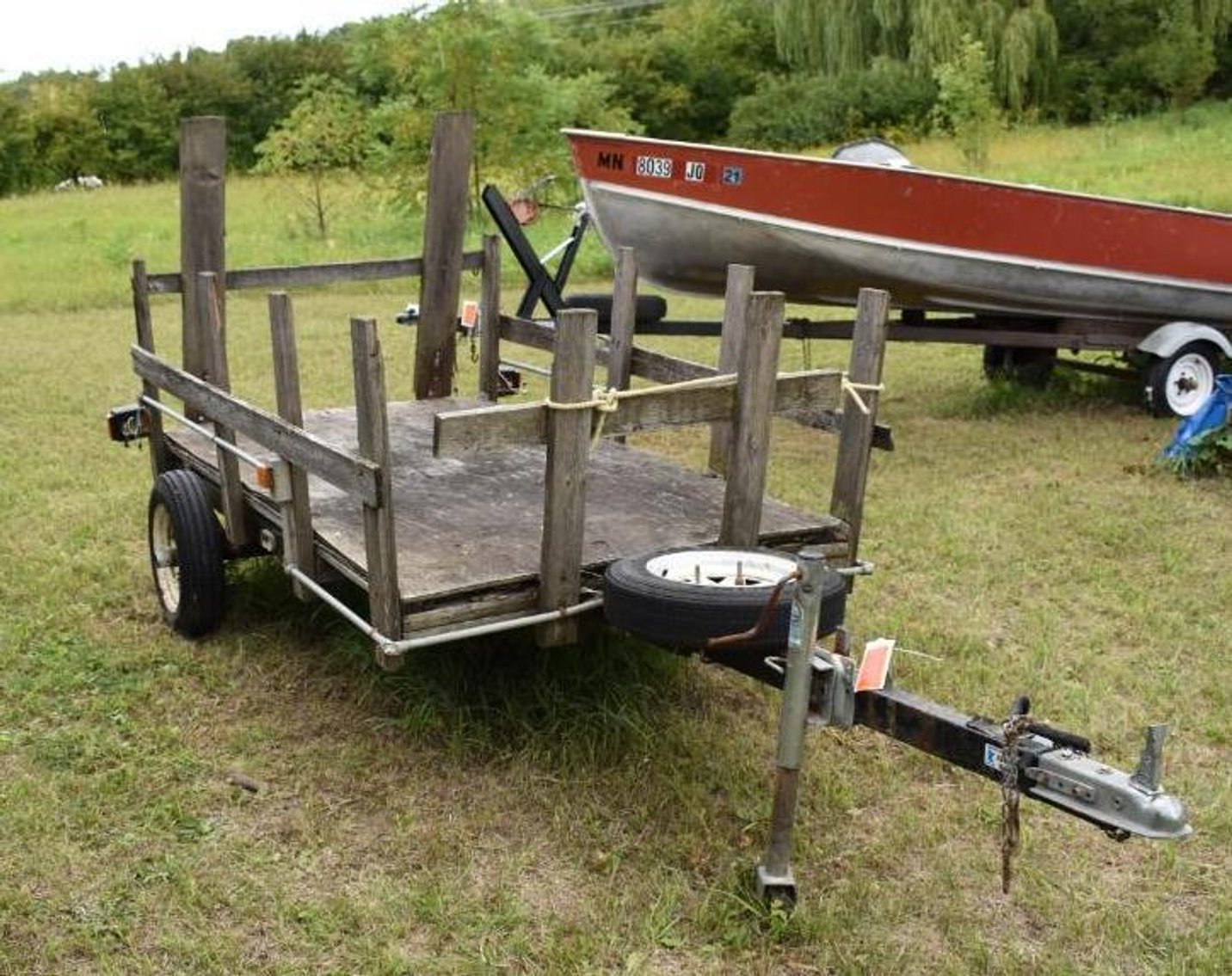 1996 Dodge Ram 2500, Dump Trailer, Lund 16' Boat, Lumber, Lawn & Garden, Shop Supplies, Household