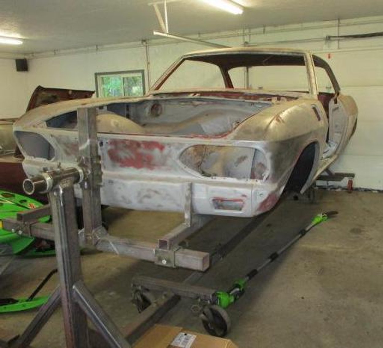 (2) 1966 Corvair Project Cars Opportunity With Car Rotisserie