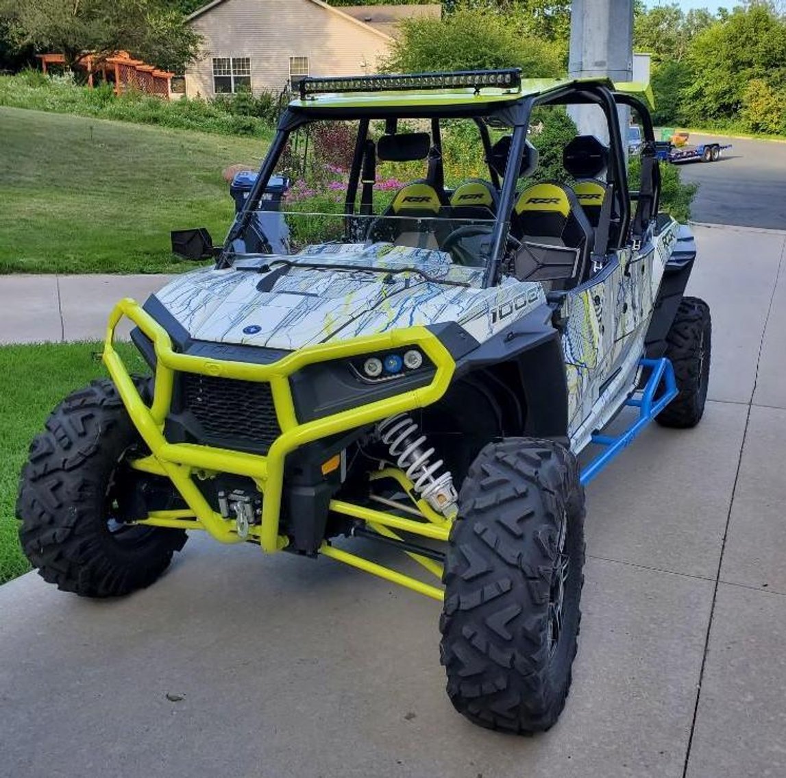 Recreational Vehicles, Bobcat, Hyster Forklift, Tractor, F-350 Boom Truck, 2018 Polaris Side-By-Side, 2008 Harley Davidson