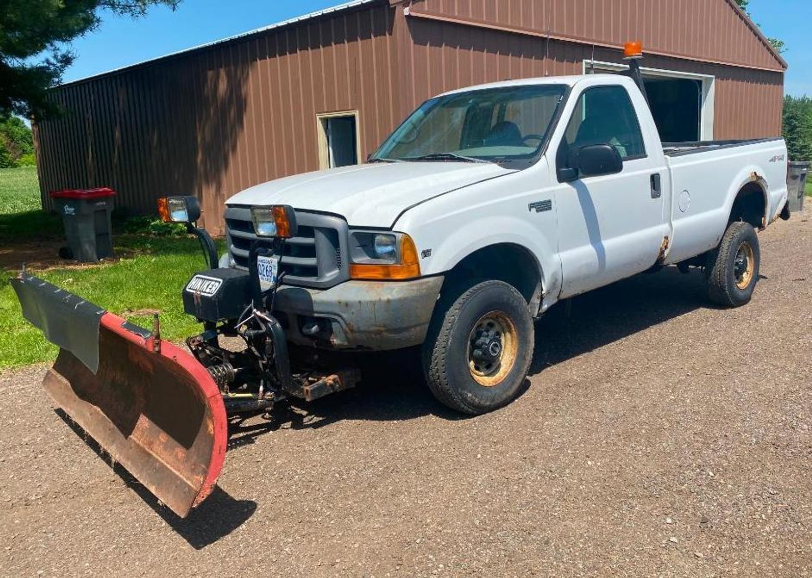 Farm Machinery, Cat D8 Dozer, (2) ATV's, 1999 Ford F-350 With Hinkler Plow