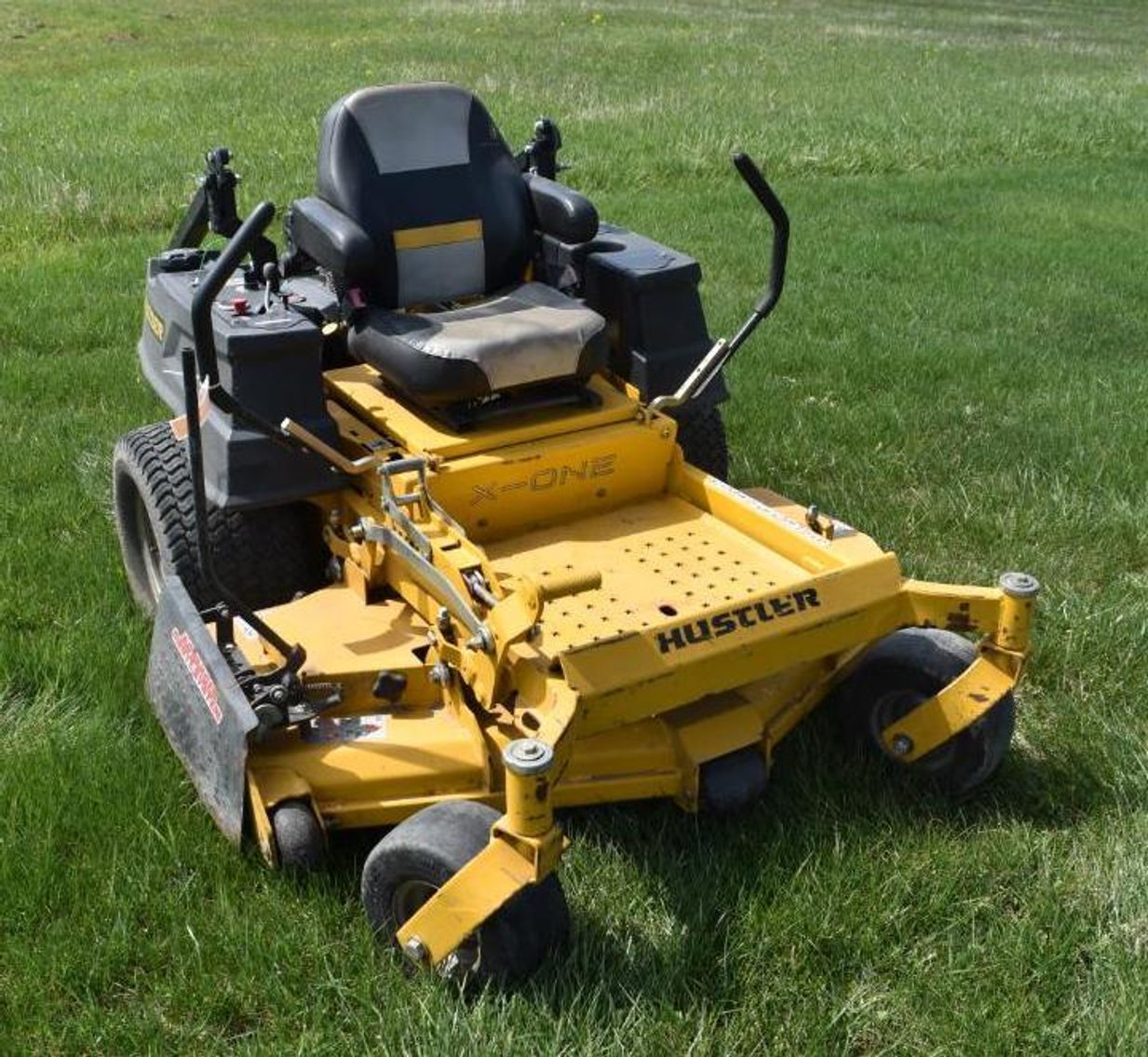 (4) Hustler Riding Lawn Mowers, Cub Cadet LTX