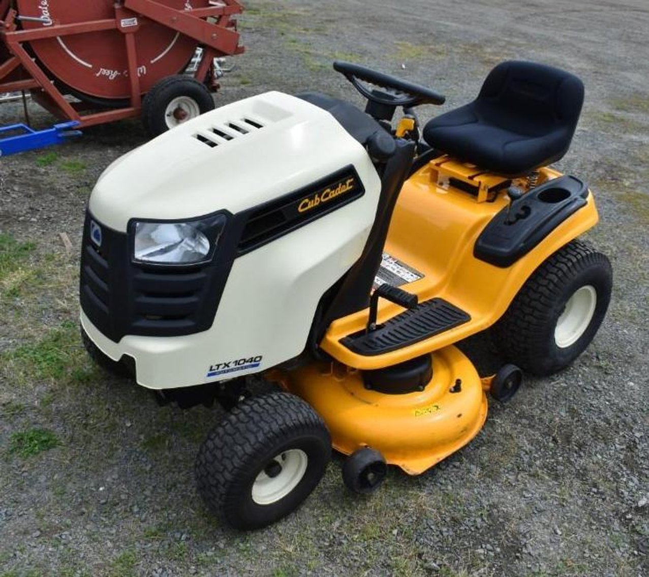 (4) Hustler Riding Lawn Mowers, Cub Cadet LTX