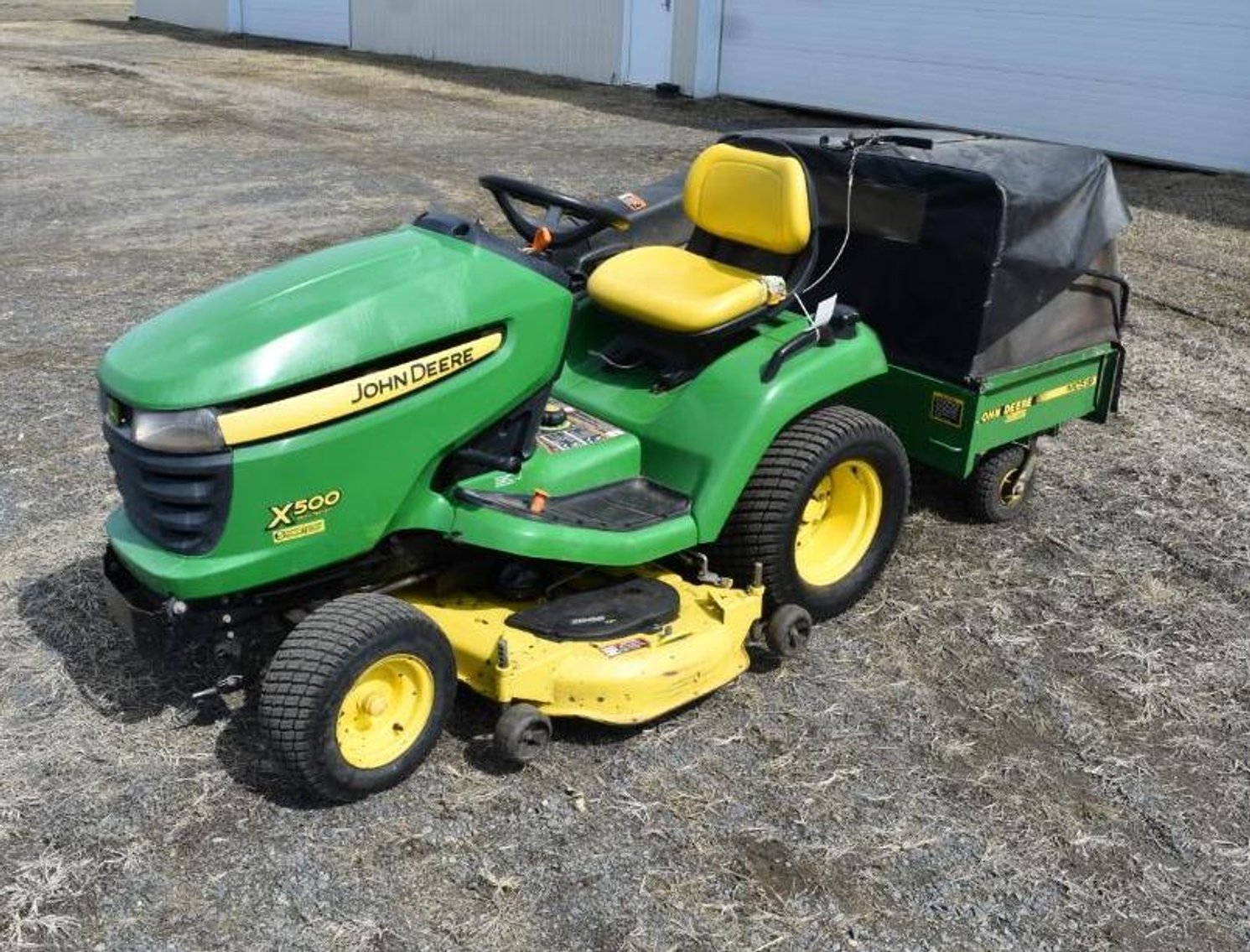 (3) John Deere & (2) Gravely Lawn Mowers