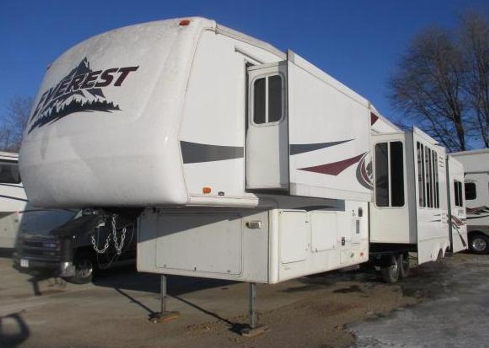 (16) Campers, Trailers, Trucks, and Versatile 276 II Tractor