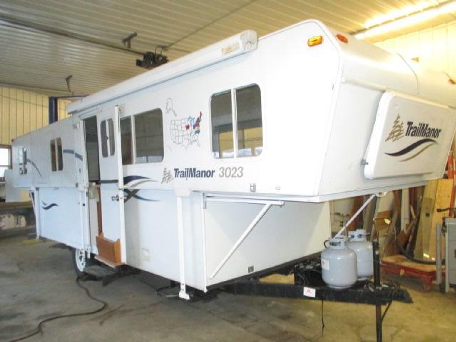 (16) Campers, Trailers, Trucks, and Versatile 276 II Tractor