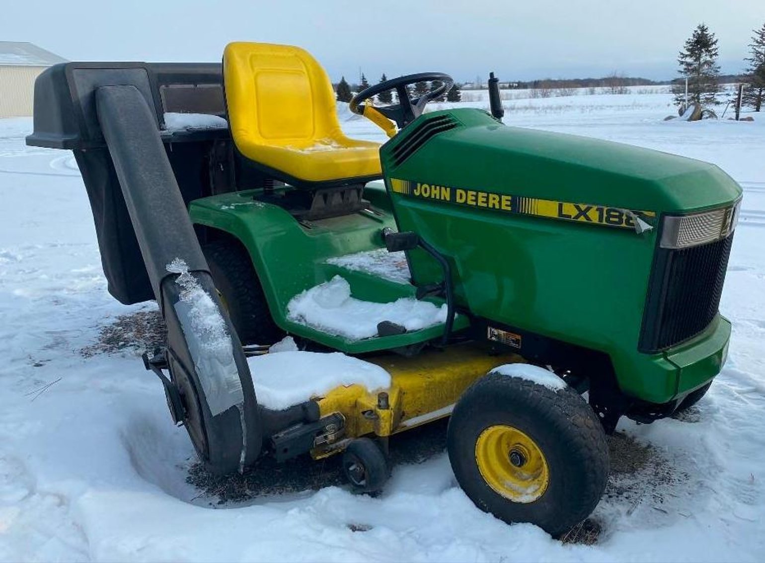 (4) John Deere Garden Tractors & Attachments