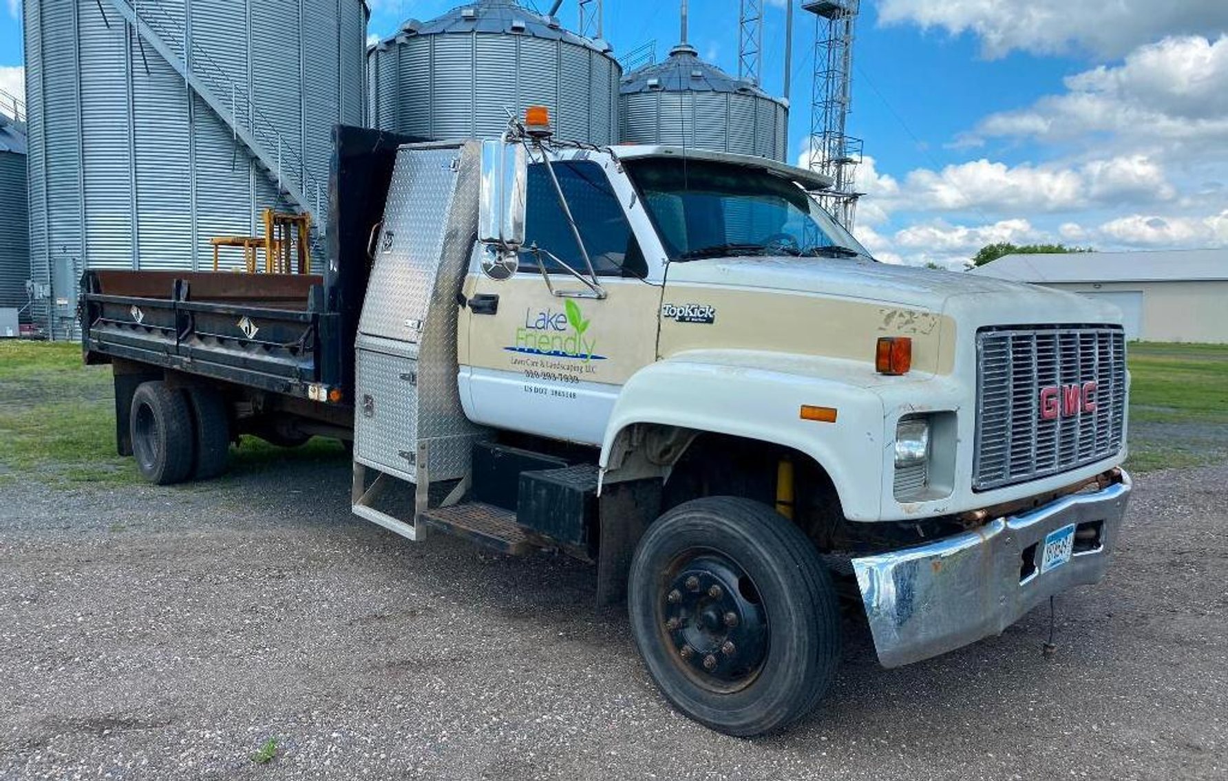 1994 GMC Kodiak With 14' J Craft Contractors Dump Bed