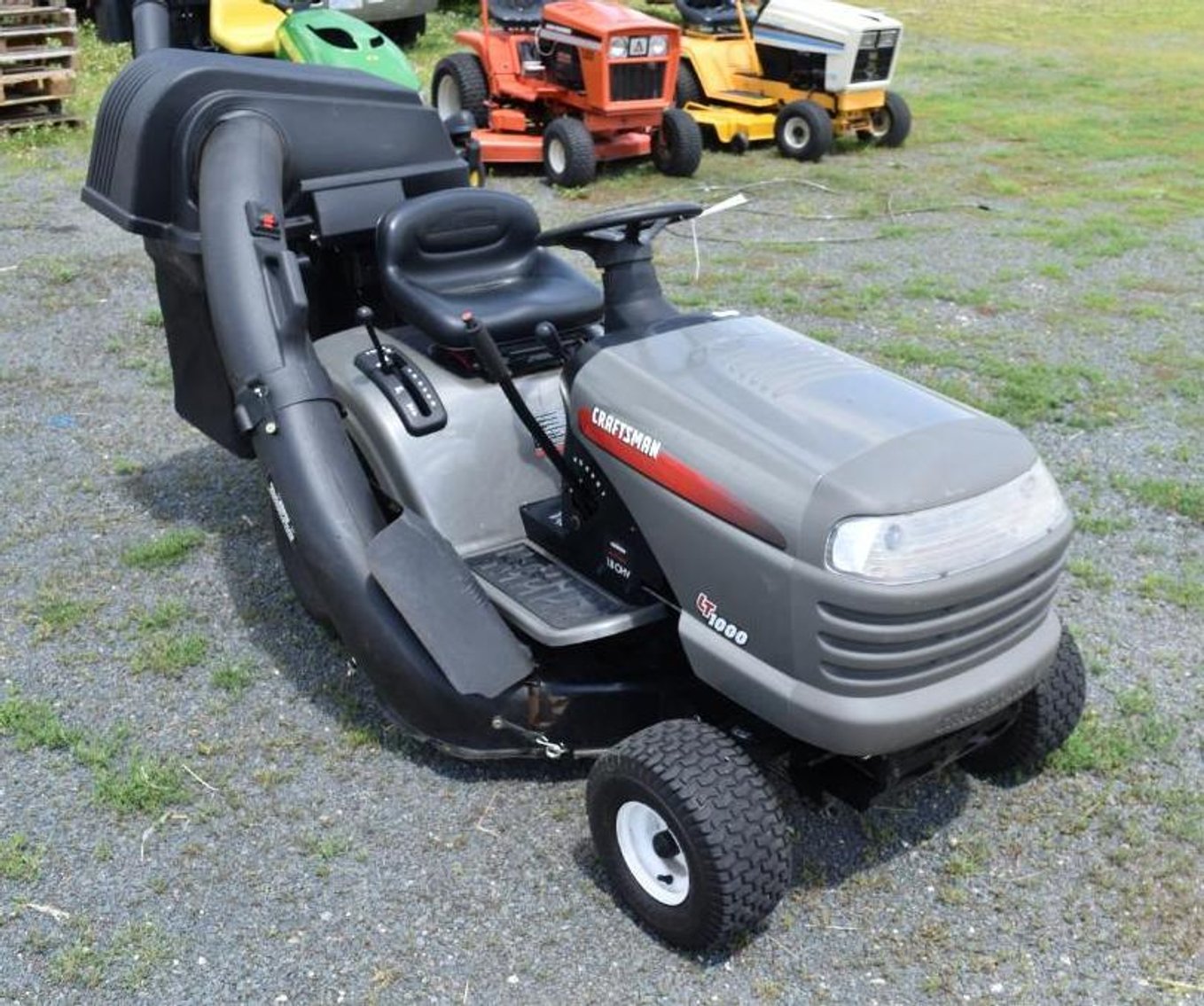 (5) Riding Lawn Mowers: Allis Chalmers T-816, Cub Cadet 17300, Toro LX500, Craftsman LT1000 & WS4500