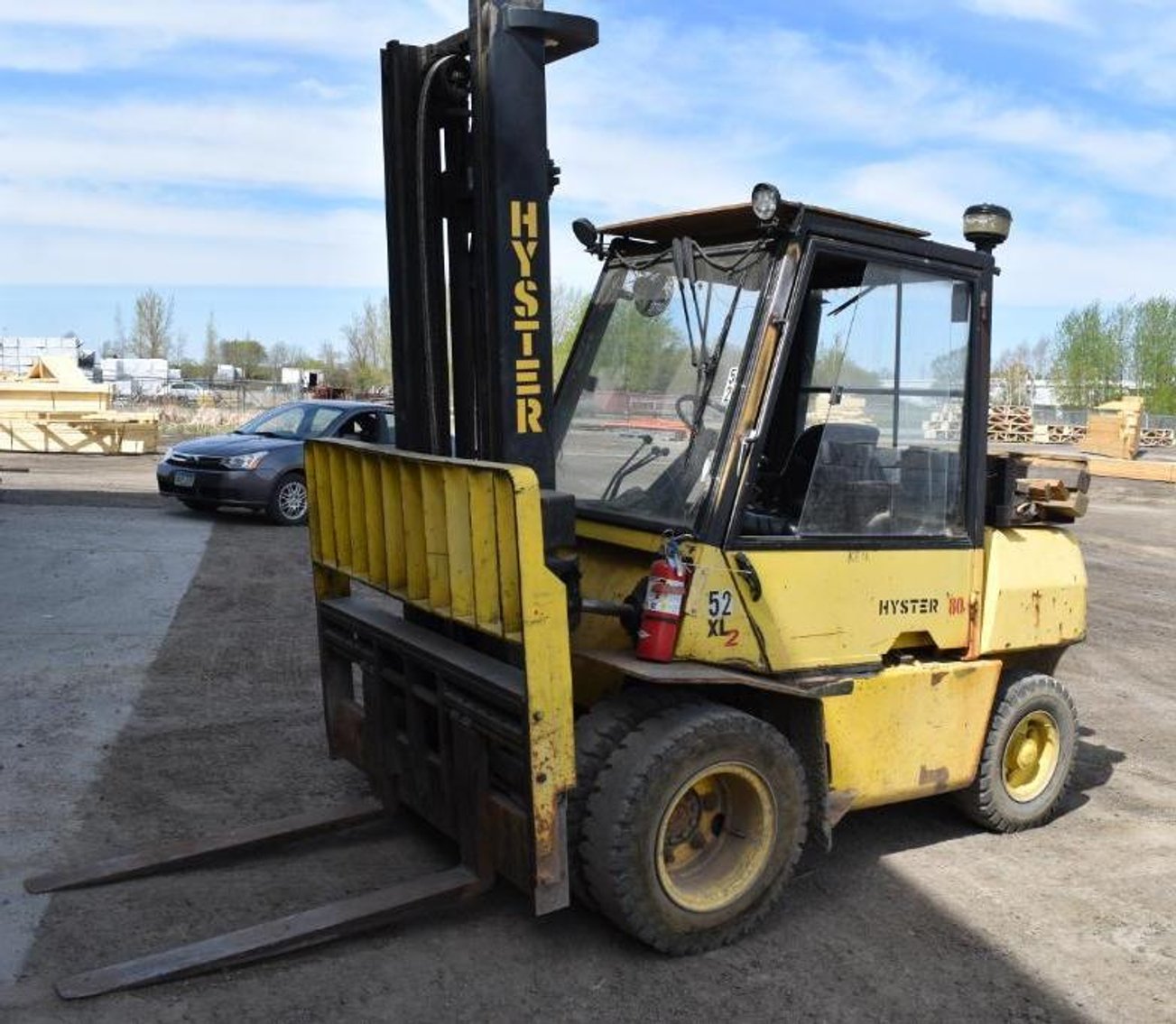 Lumber Yard Inventory Reduction: Trucks, Forklifts, Scaffolding, Planks