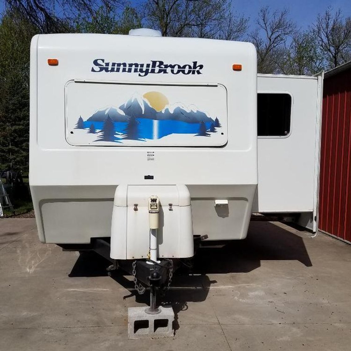 2006 Sunnybrook 30' Camper, 2002 DCT Dump Trailer, Yamaha 110 Dirt Bike, Polaris 600 Indy, & Shop Supplies