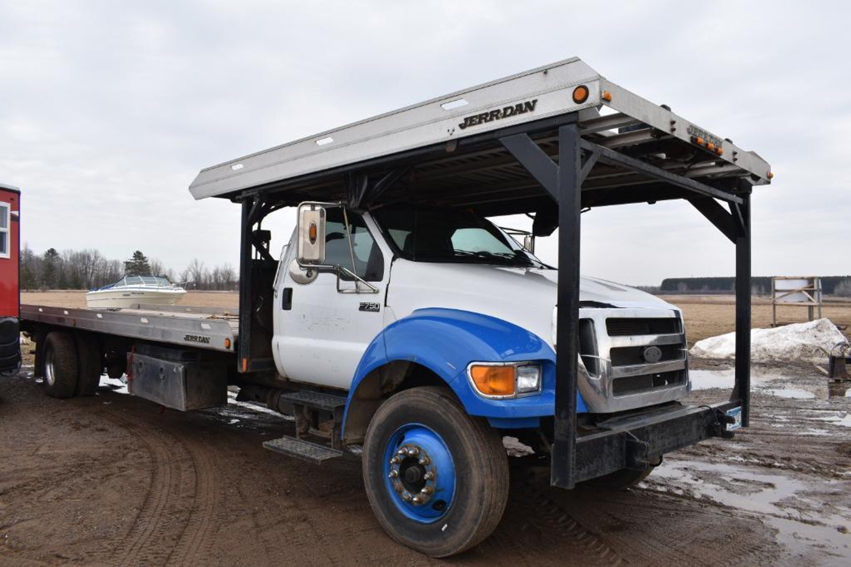 2009 Ford F-750 4-Car Hauler