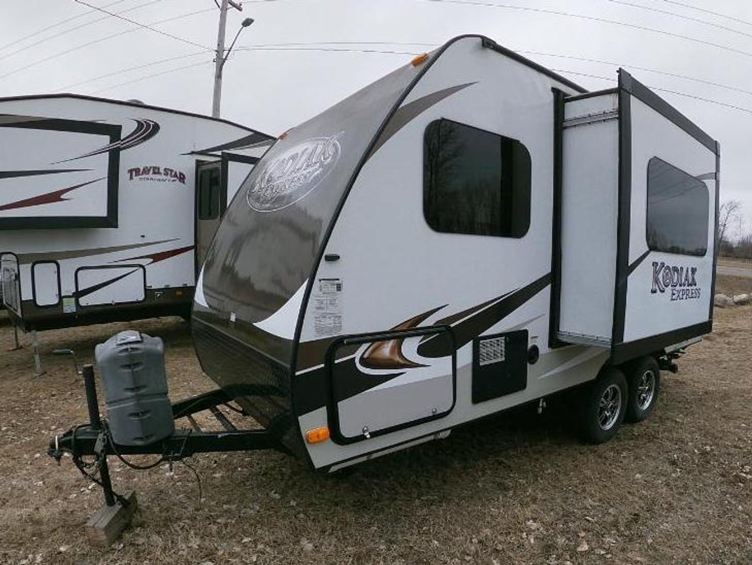 (3) Bunkhouse Trailers and 2014 Dutchmen Kodiak Express Travel Trailer