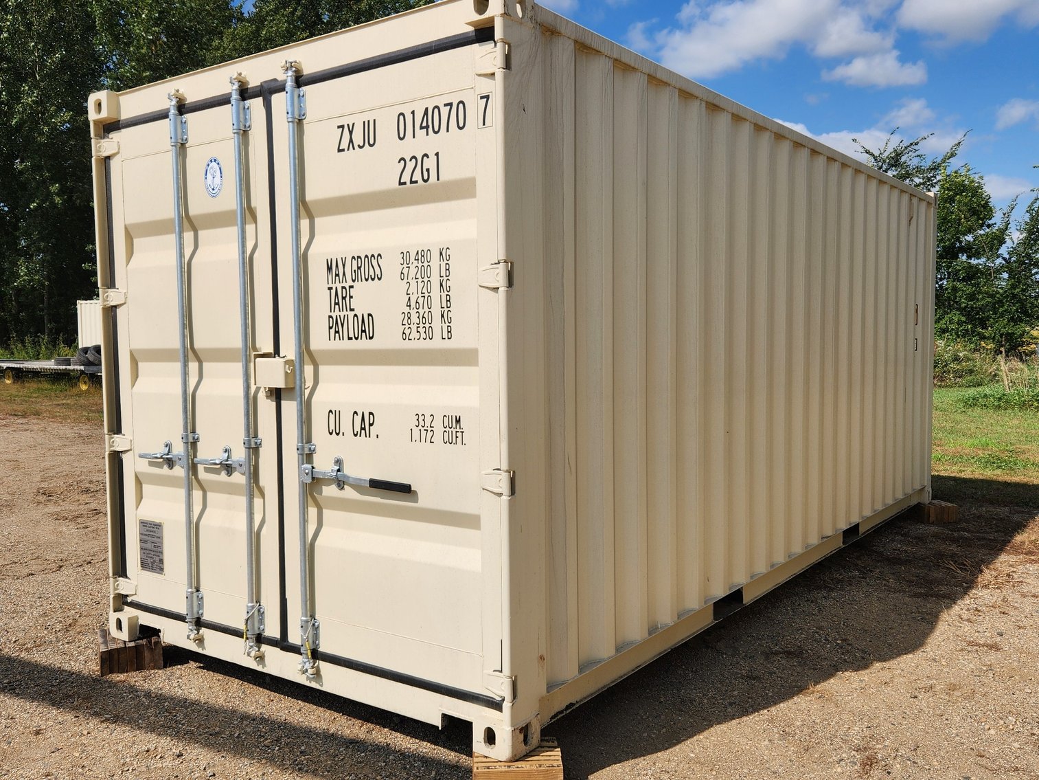 Farm/Shipping Containers, Trailers, Excavator & More