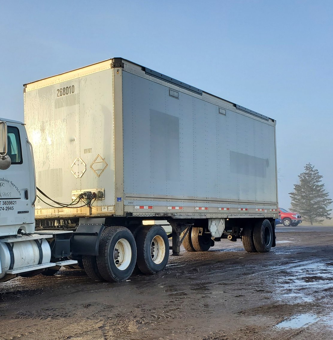 2004 Sterling A9500 Series Semi & 2008 Great Dane 30' Semi Trailer