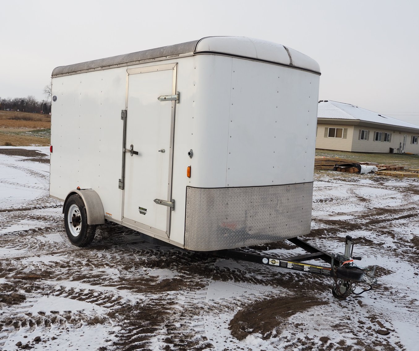 John Deere 825i UTV Gator 4WD, (3) Flatbed Trailers, (2) Enclosed Trailers