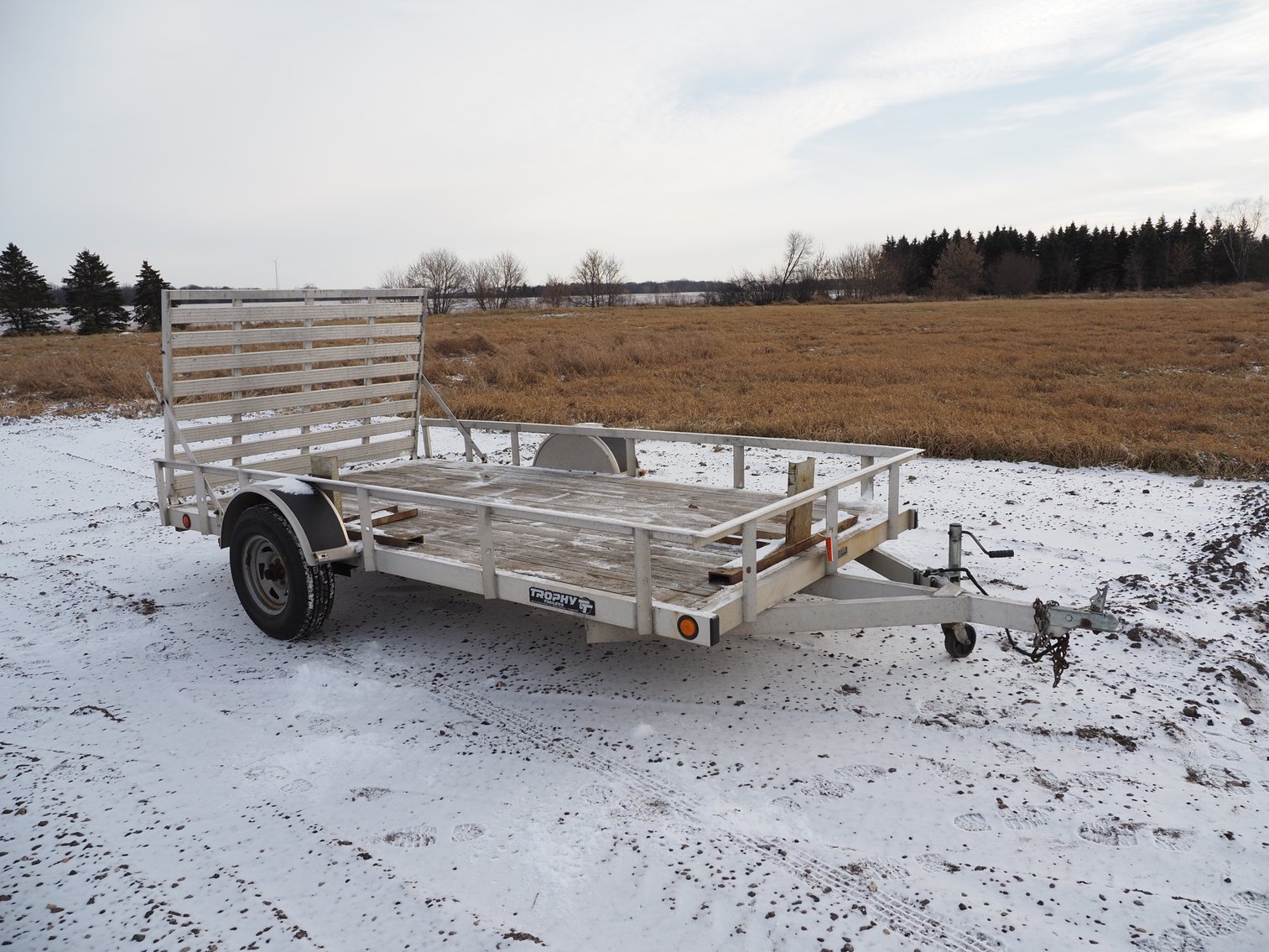 John Deere 825i UTV Gator 4WD, (3) Flatbed Trailers, (2) Enclosed Trailers (132474)